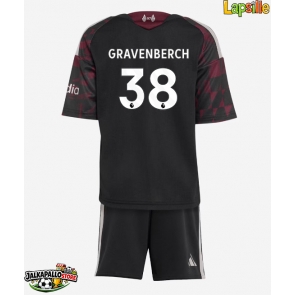 Liverpool Ryan Gravenberch #38 Kolmaspaita Lapsille 2026-27 Lyhythihainen (+ shortsit)